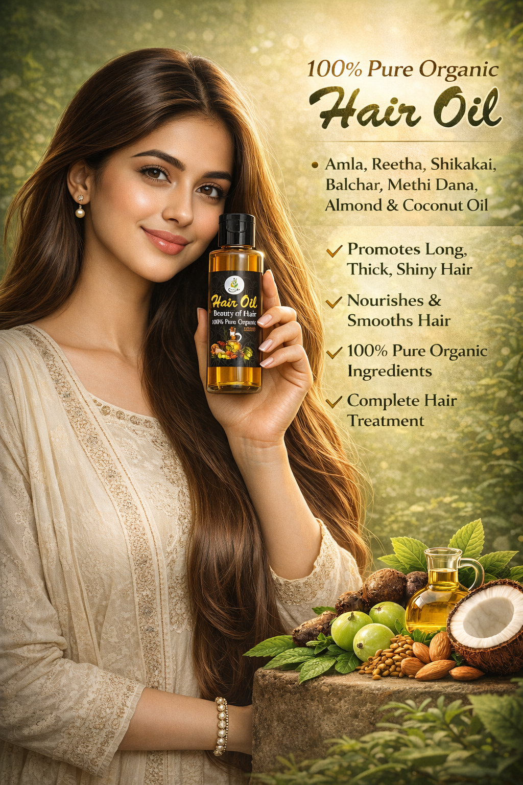 Pure Organic Hair Oil