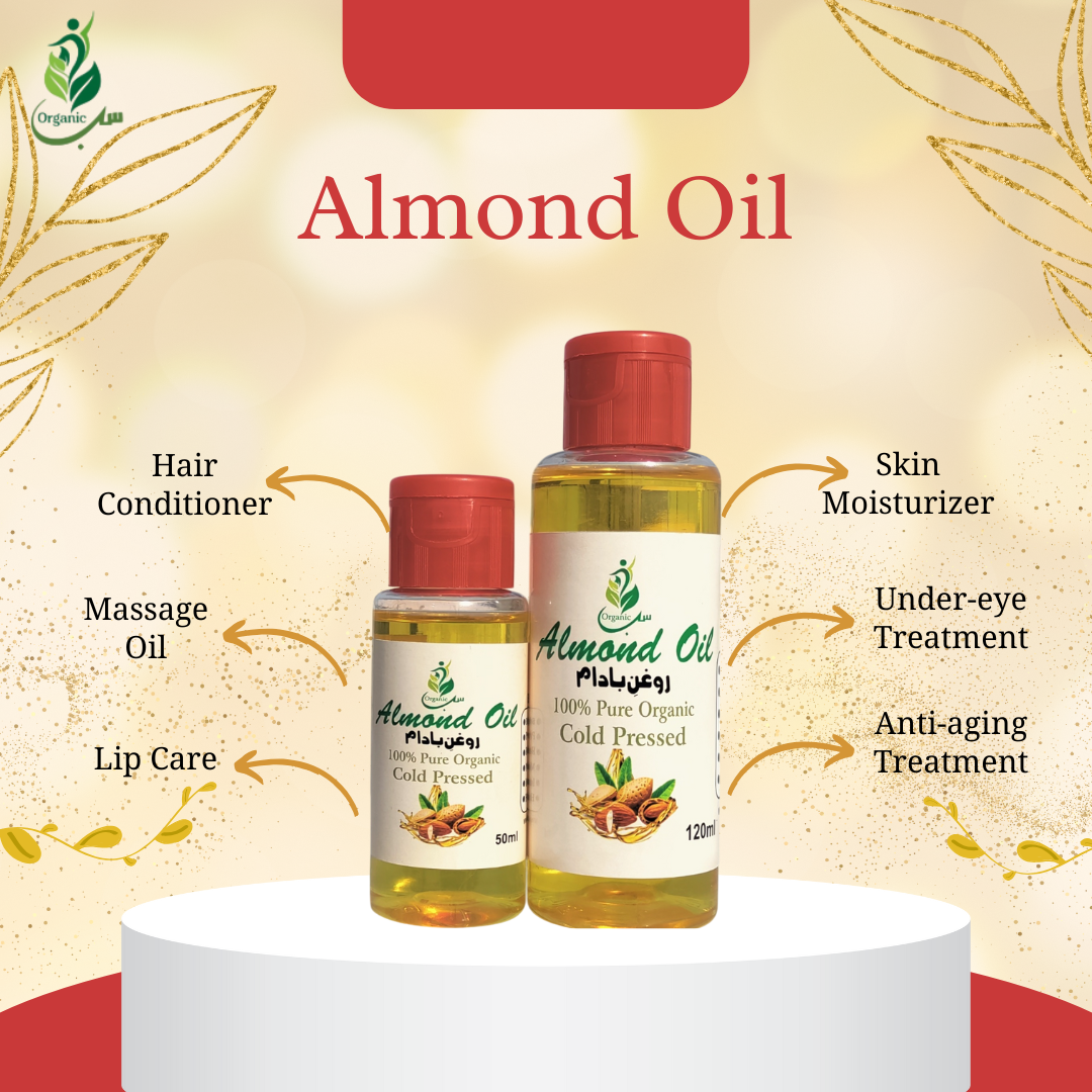 SWEET ALMOND OIL 100% Pure Organic