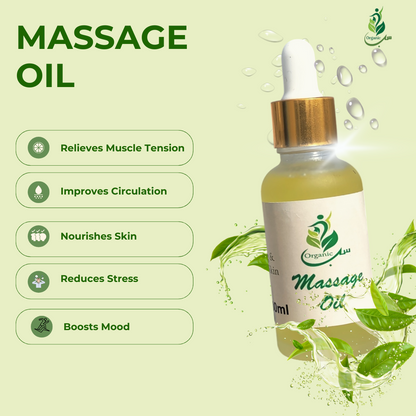 MASSAGE OIL – A Blend of Almond, Coconut, and Lavender for Ultimate Relaxation