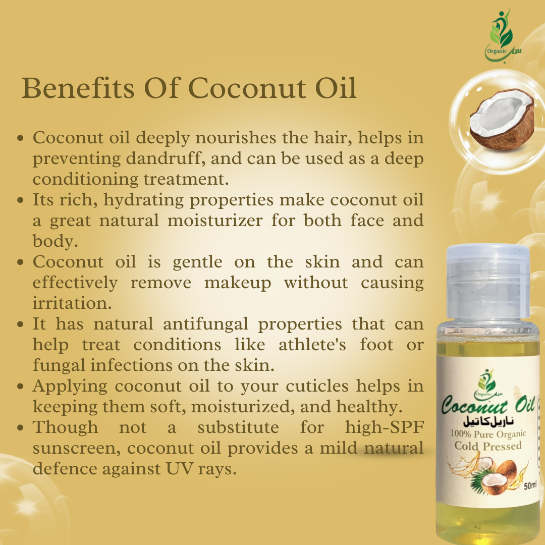 COCONUT OIL 100% Pure Organic