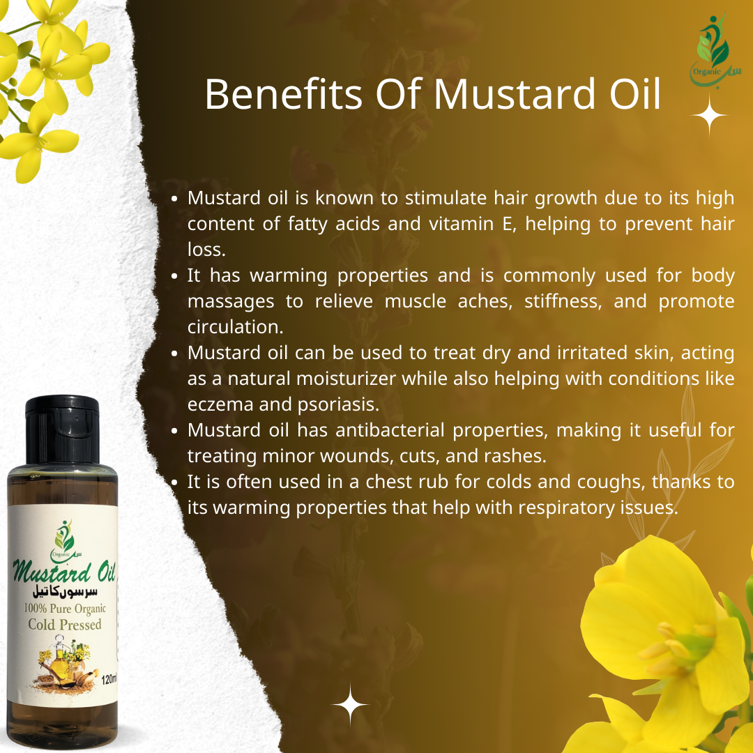 MUSTARD OIL 100% Pure Organic